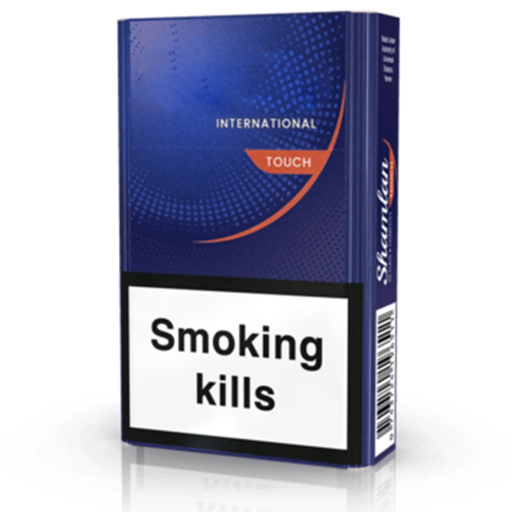 Custom paper rounded corner cigarette box Wholesale cardboard cigarette packaging box custom printed disposable cardboard