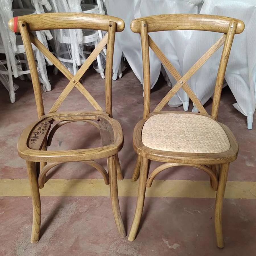 2021 Wholesale Cheap Party Wedding Event Dining Cross Back Chair