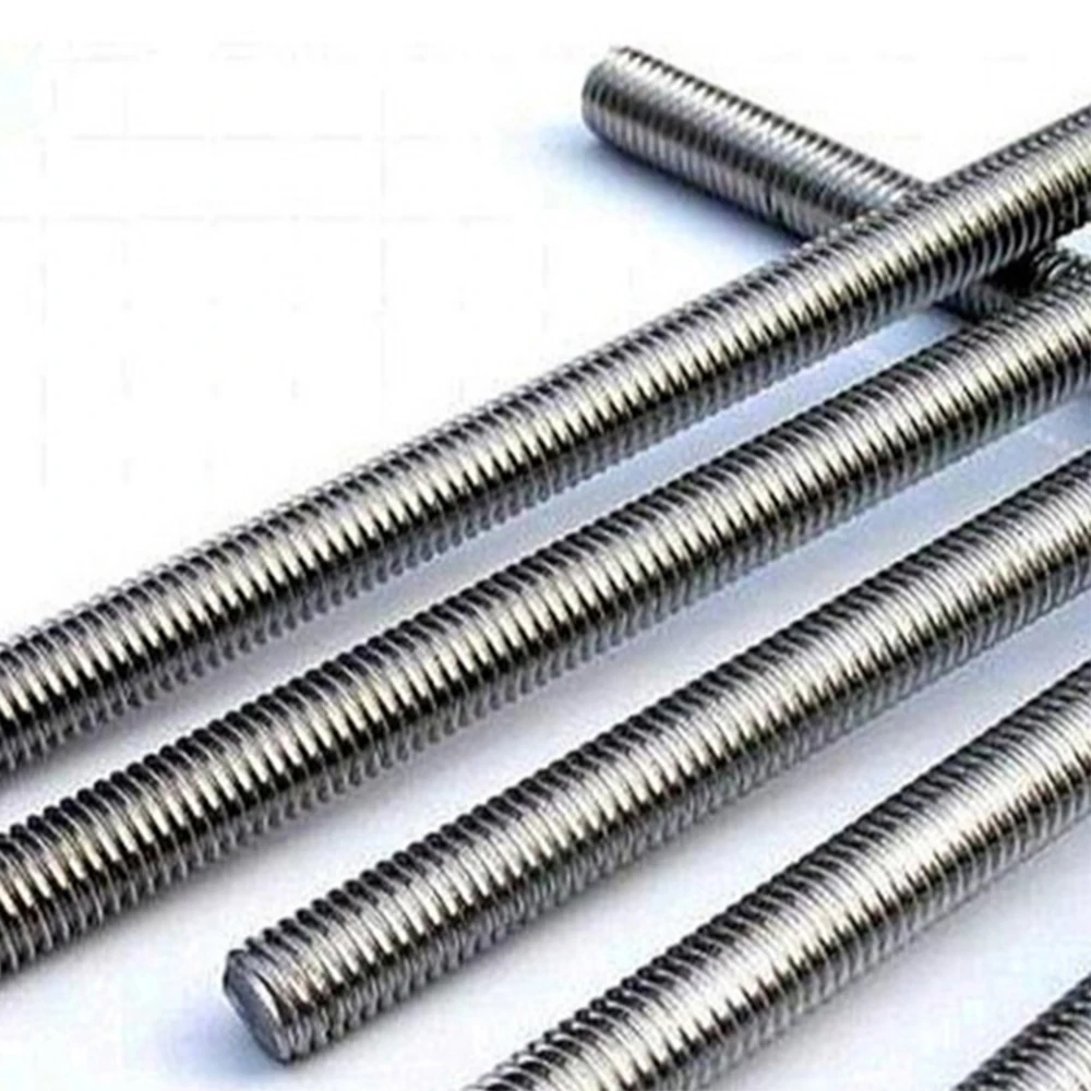 high quality length 1meter 2meters 3meters go threaded rods stainless steel threaded rod 3/4 galvanized 1m