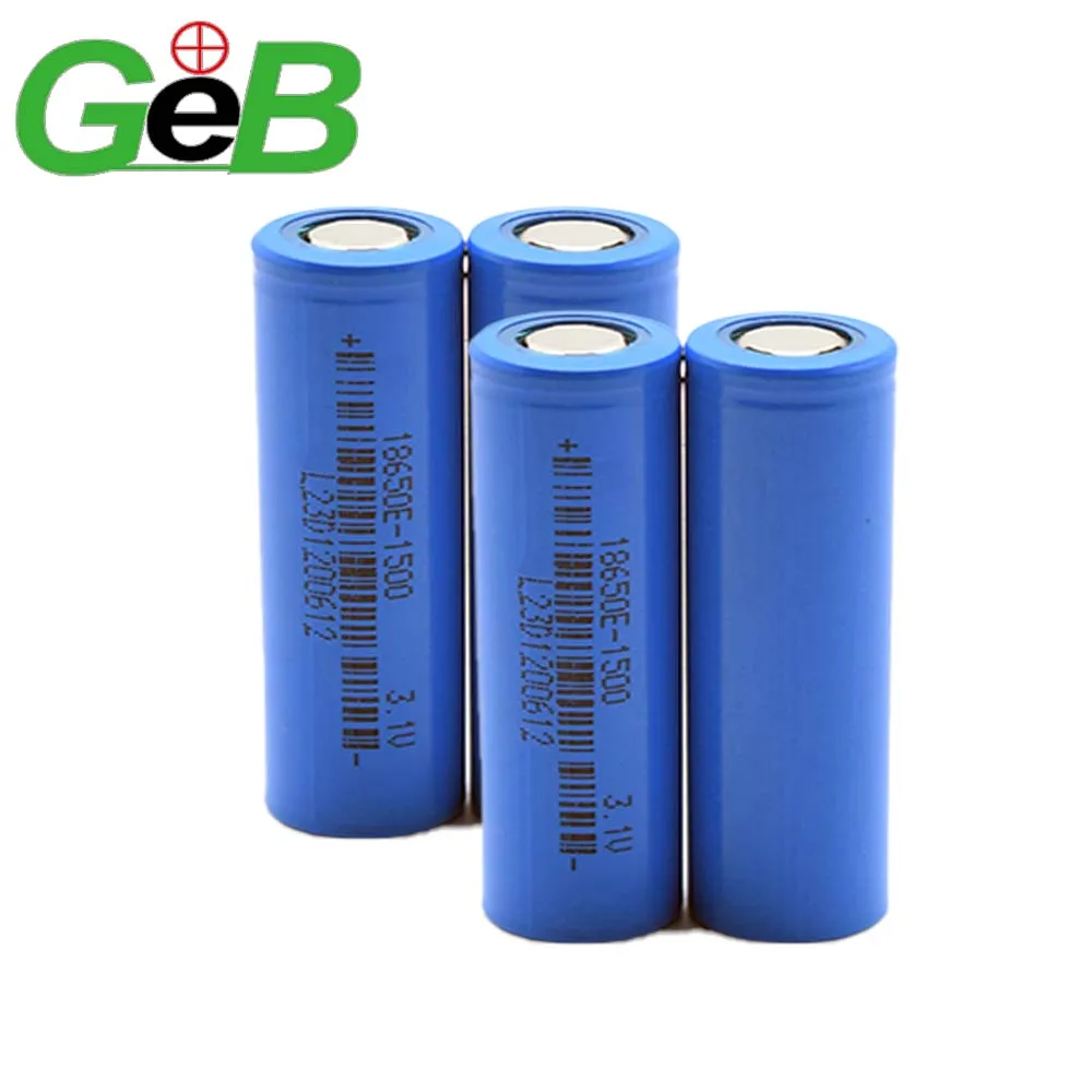 GEB 4000 Cycles Na-ion 18650 3.1V 1500mAh 1.5Ah 3.0V Na-ion Sodium-ion Battery 100% Original 18650 5C Rechargeable Battery 10C