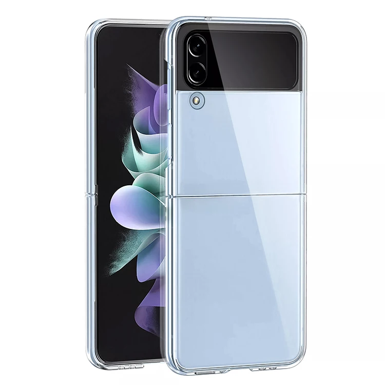 Super Real Clear PC Case For Galaxy Z Flip 5 Extremely Slim Lightweight Hard PC Back Cover For Samsung Zflip 5 Case
