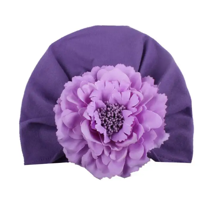 Baby Flower Hat Newborn Infant Fashion Princess Soft Cotton Cap Hair Accessories Child Kids Beanie Hot Sale Hats