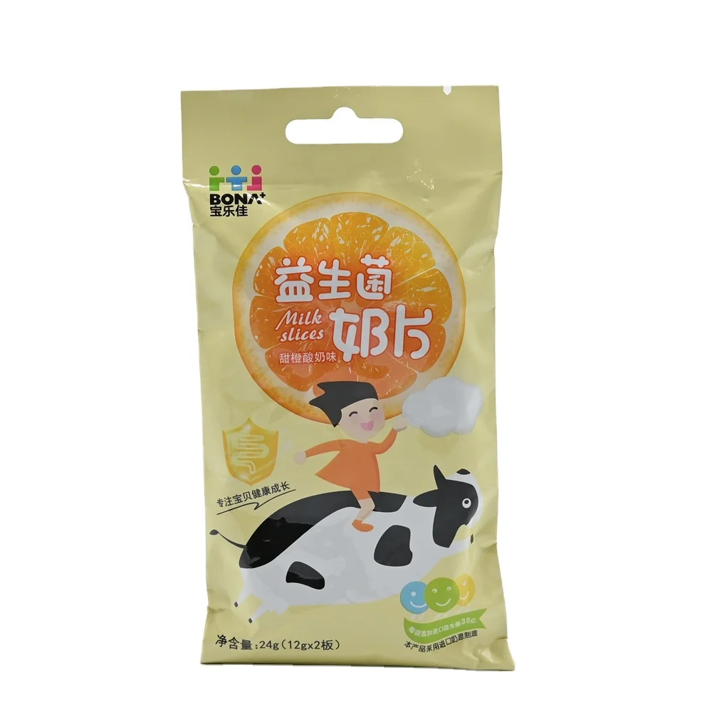 Dietary Improve Gastrointestinal Function Solid  Milk Powder Sugar for Child Probiotic Chewable Hard Candy