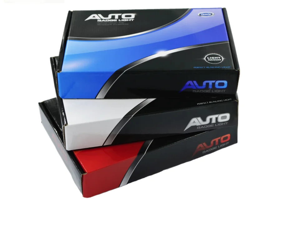 
5D LED Badge Bulb Emblem Logo Light for Nissan Tiida X-Trall Geniss Livina Cedric Rear Badge Logo Light Car Styling 