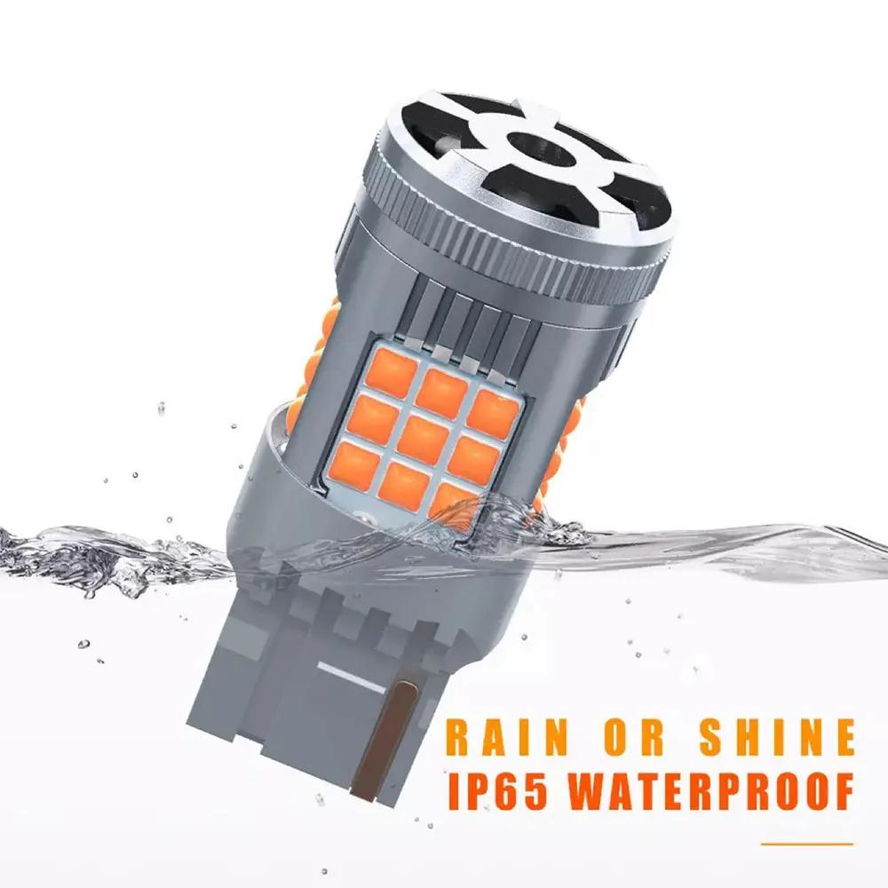 Super Bright 3030 36SMD Canbus 1156 Ba15s P21w Bau15s 1157 7440 T20 LED Bulb No Error With Fan Turn Signal Reverse Amber Light