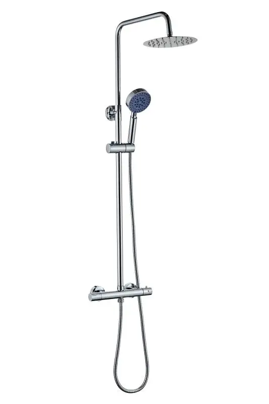 March Purchase  Festival special price thermostatic chrome finish brass body shower set shower mixer