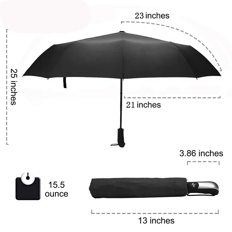 Оптовая продажа, дешевый автоматический 3 складной рекламный Зонт с индивидуальным принтом для рекламы