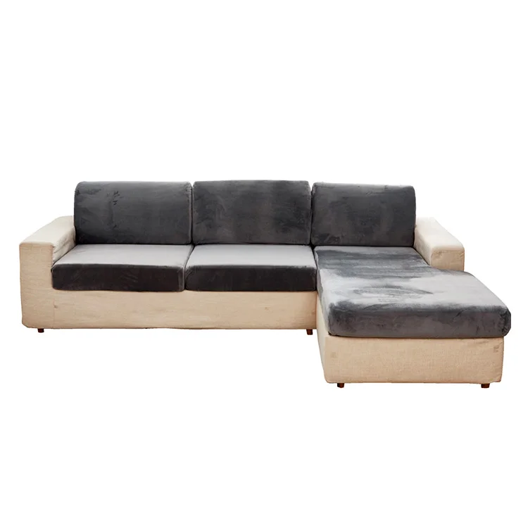 Новое поступление, плюшевые нескользящие ремни, защита мебели, современный Одноместный Бархатный Чехол для дивана