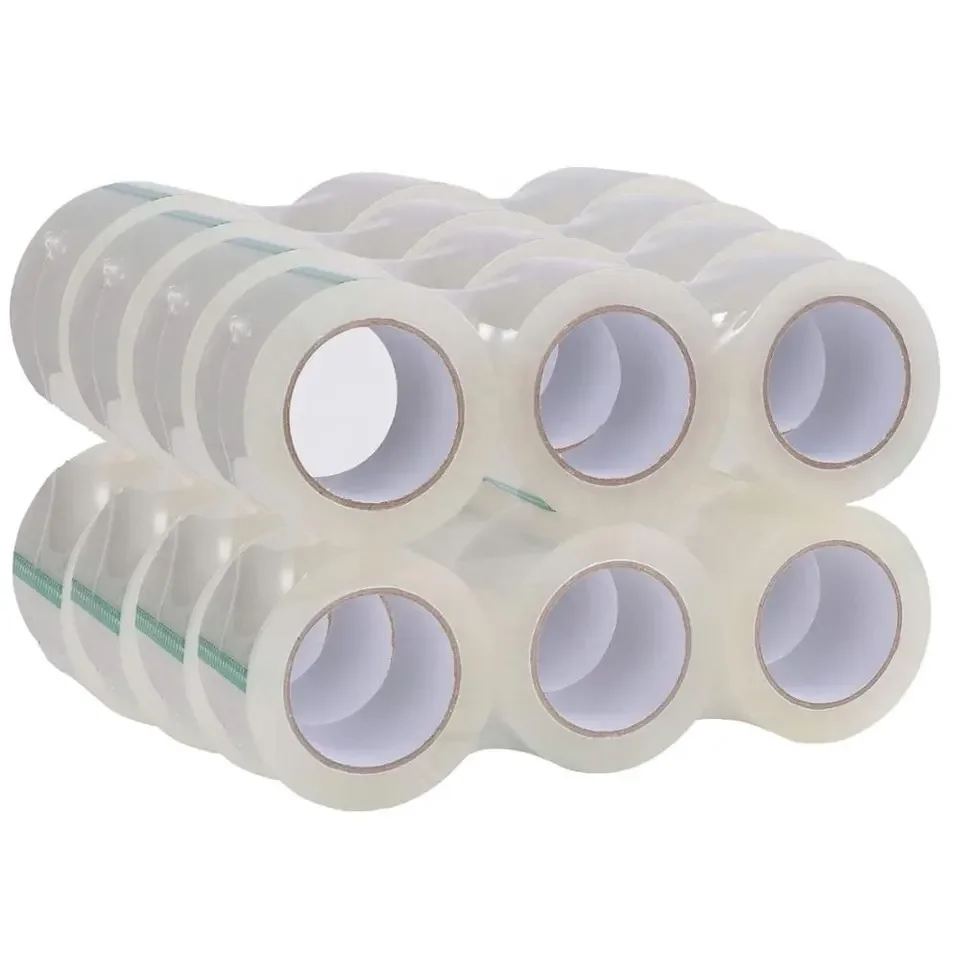 Factory Price Adhesive Jumbo Roll Custom Logo Printed Bopp Packing Tape from guangdong reusable