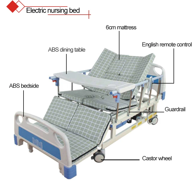 
Manufacturer Cheap Price Patient Nursing Home Bed For Disabled 