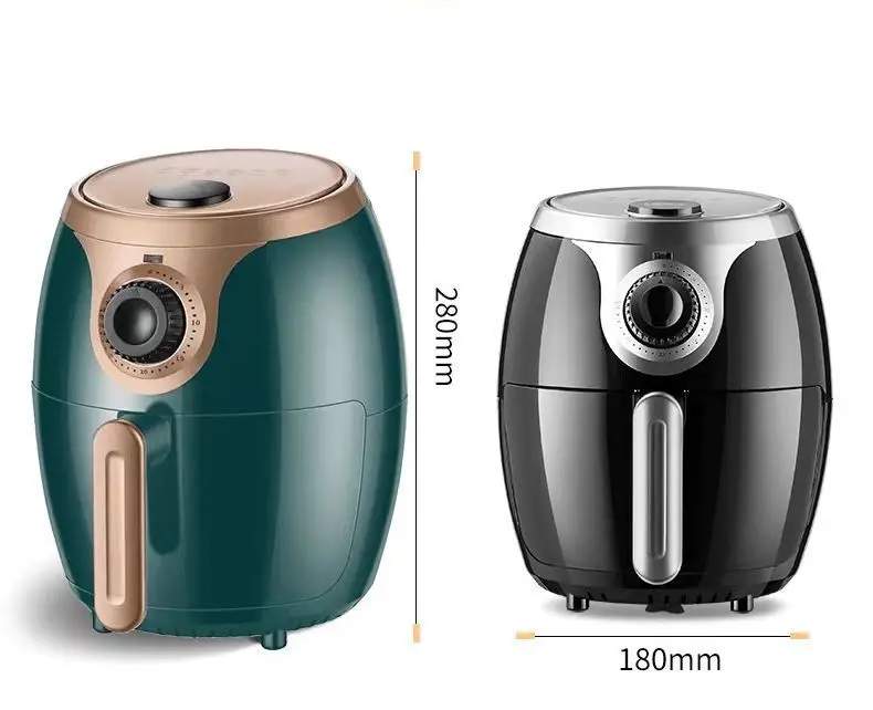 2.5l Mini Small Air Fryers  Amazon Hot  cheap Airfryer Non-stick Small Kitchen Appliance