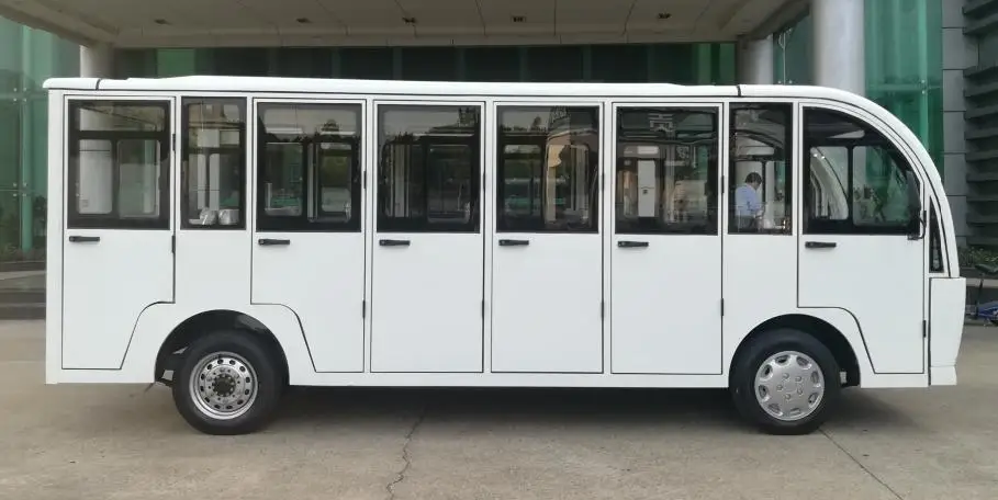  Электрические 23 сиденья на солнечной панели закрытый автобус shutte для курорта и осмотра достопримечательностей с