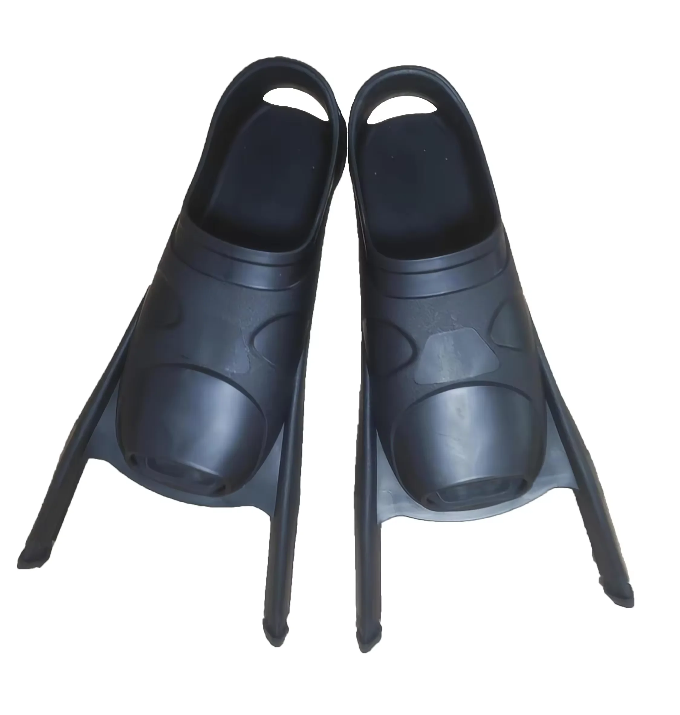 Hot Sale Long Blade TPR Freediving Foot Pockets Fins Durable Foot Pocket For Spearfishing Carbon Fiber Glass Fiber Long Fins