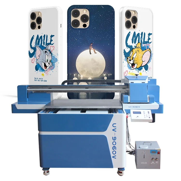 A5 A1 UV Large DTF Flatbed 9060 Coroplast Printer PVC Bottle Printing Machine For Phone Case