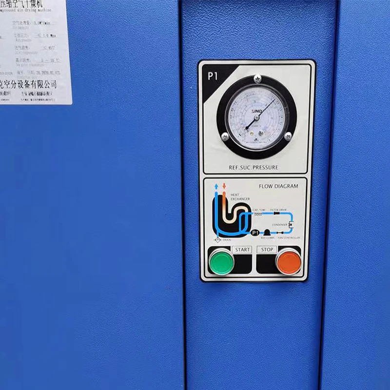 1.5 M3/Min 220V Refrigerated Air Dryer For Air Compressor With Factory Price