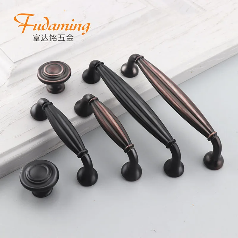 
Fudaming, цинковый сплав, кофейная, красная, медная, с одним отверстием, маленькая ручка 