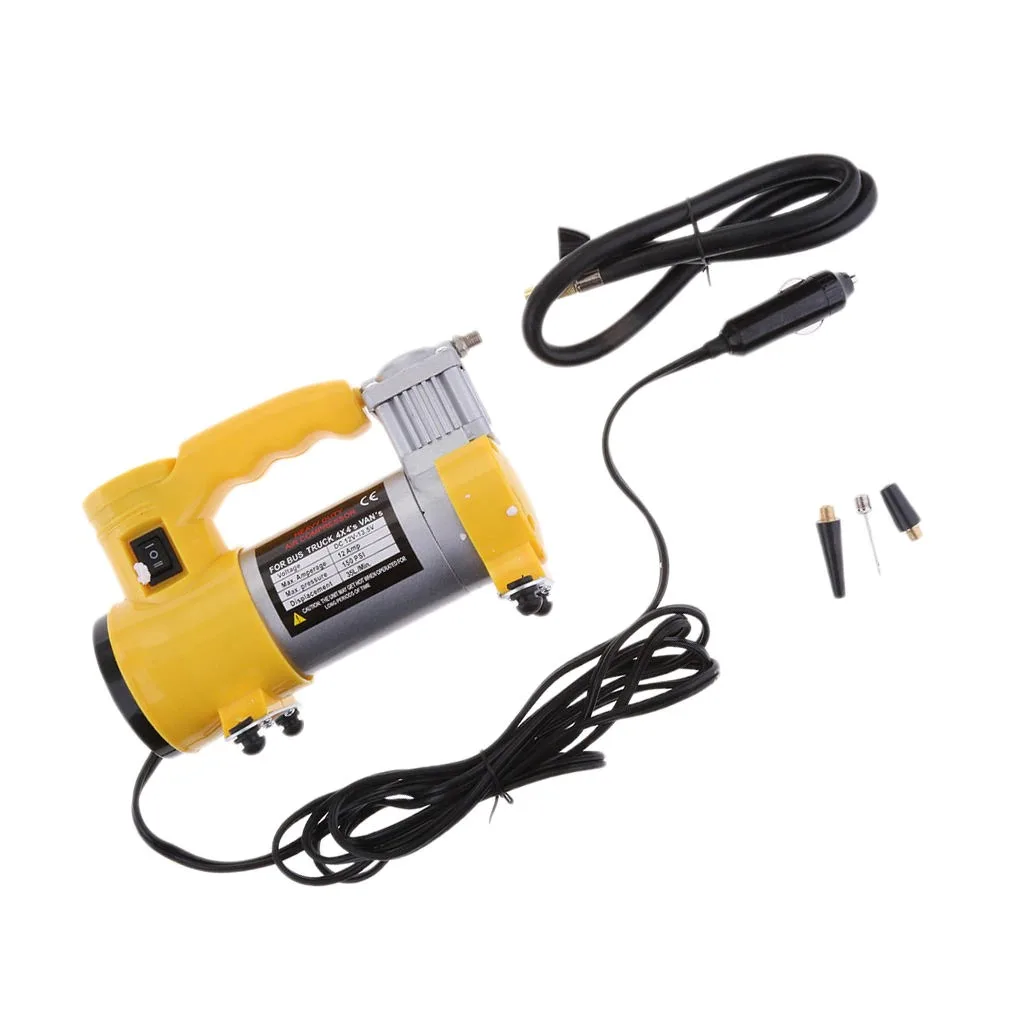 Professional Factory Wholesale 12V Portable Auto Car Electric Air Compressor Tire Inflator Pump