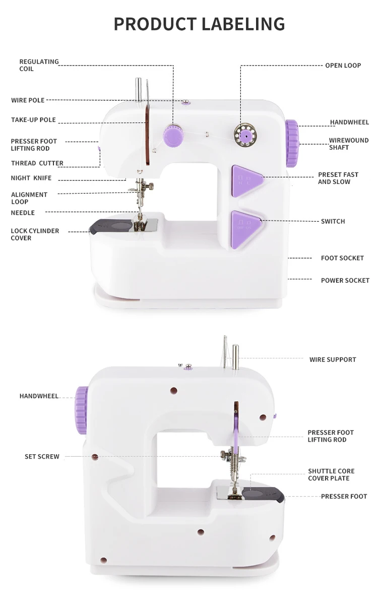 Hot Selling Household Machine Sewing Wholesale High Speed Multi-function Sewing Machine