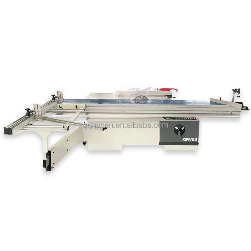 HYSEN SMV8D 45-90 Degree Customizable Size Sliding Table Panel Saw for Woodworking machine