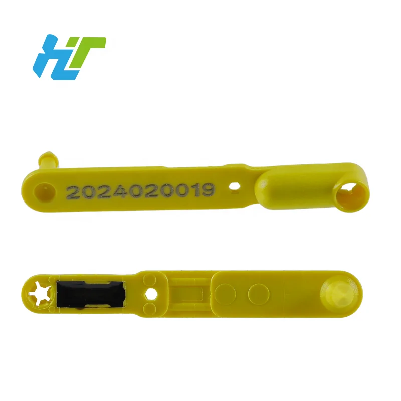 TPU E-012 RFID низкочастотная FDX-B для животных, овец, свиней, крупного рогатого скота, Ушная бирка для фермерского скота