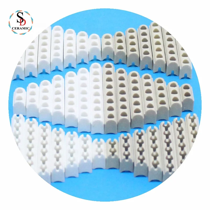 Manufacture high heat resistance customized industry electrical steatite ceramic c221 insulator heating elements
