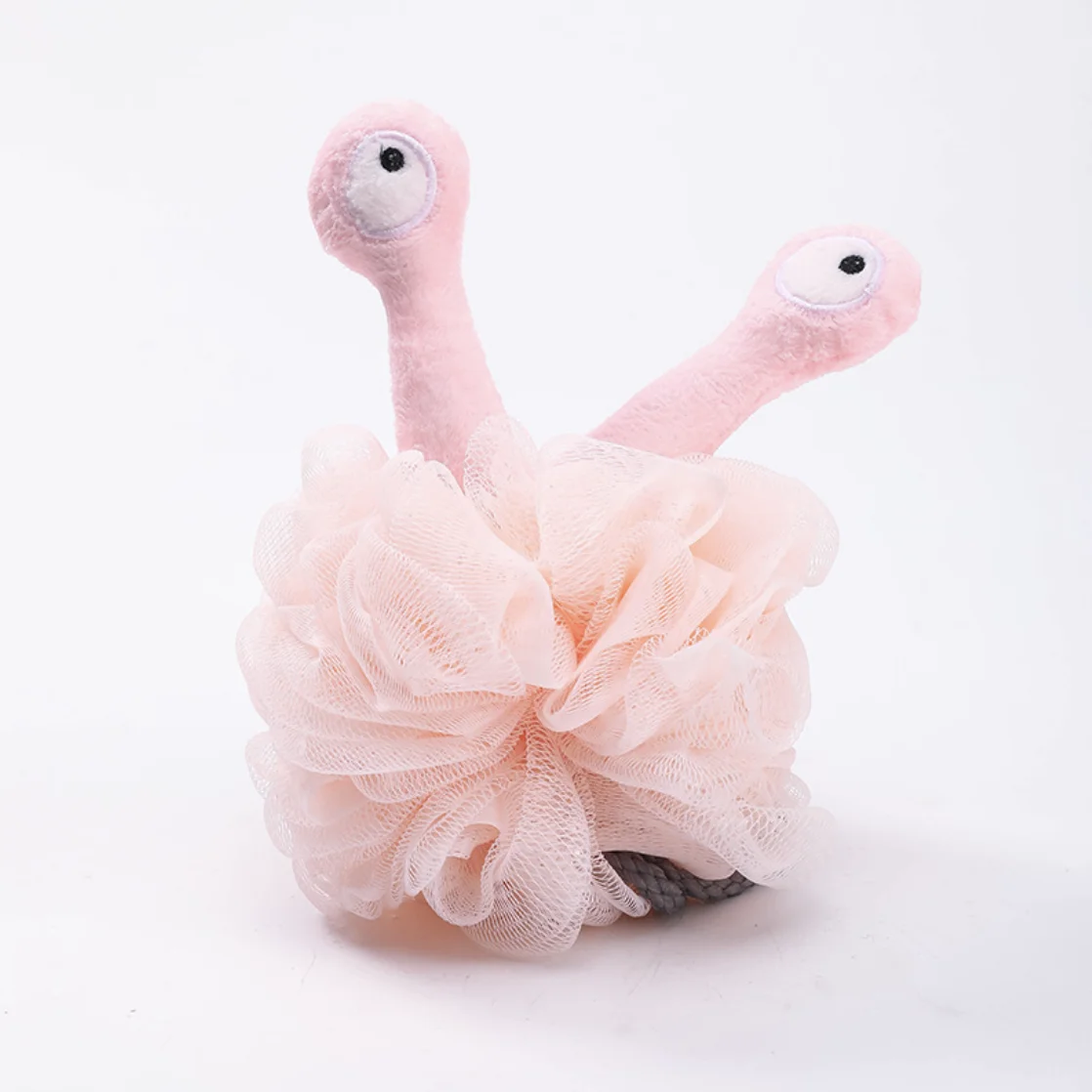 Skin Exfoliating Scrubber Loofah mesh Bath Sponge Shower Ball Pouf Bathroom Accessories for Body Wash