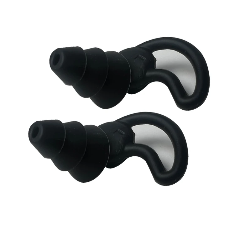Custom Logo Noise Cancelling Sleep Waterproof Silicone Earplugs Swimming