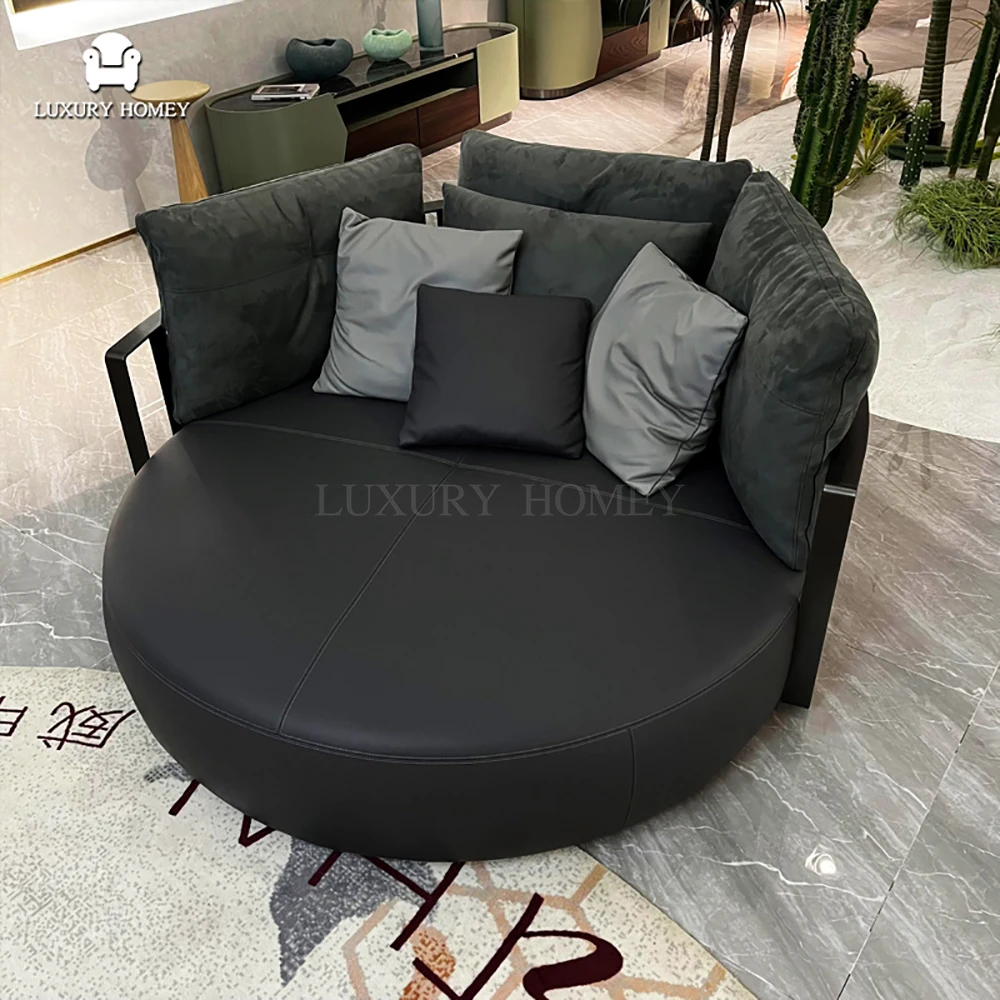Italian Style Luxury Velvet Fabric Boucle Curved Sofa Modern Lobby Sectional Sofa Set Soft Comfy Suede Curved Modular Couch Sofa