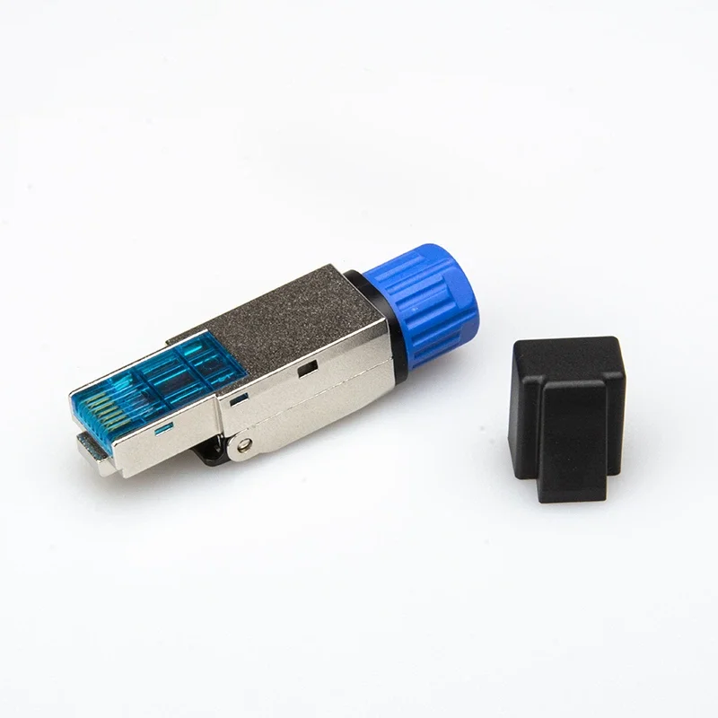 Toolless Shielded  RJ45 CAT6a FTP 8P8C Connector Toolless Modular Plug RJ45 FTP Connector Plug