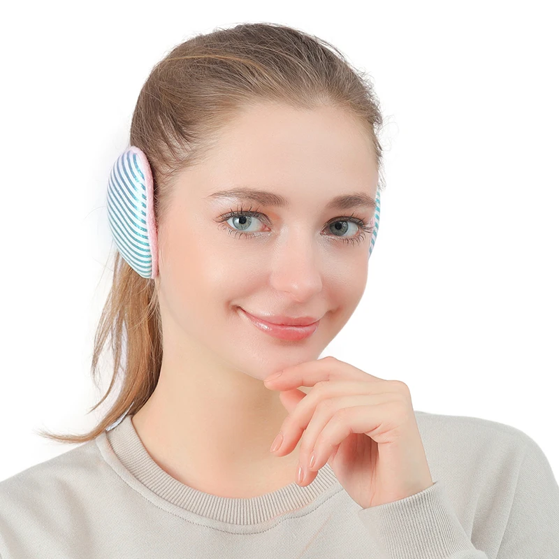 Veijer Adult Winter Earmuff Earbags Outdoor Sport Windproof Ear Covers Fleece Split Ear Muff