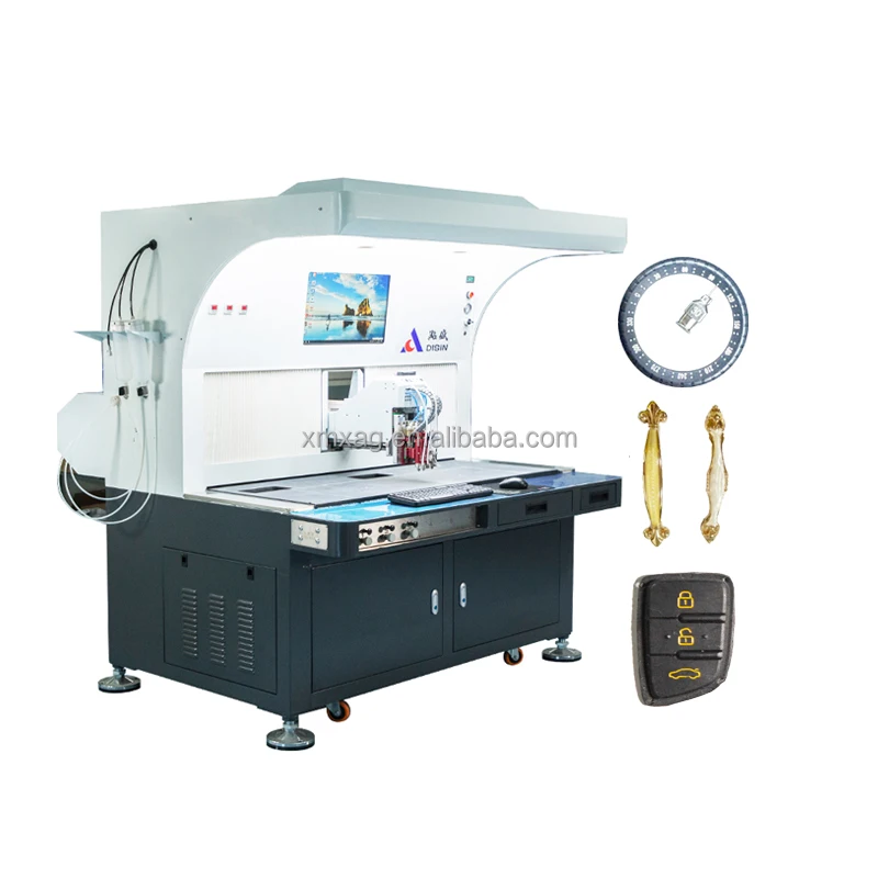 not spray but Glue dispensing machine Paint dispensing machine Automatic Spray Painting Machine For Refrigerator Magnet Lapel