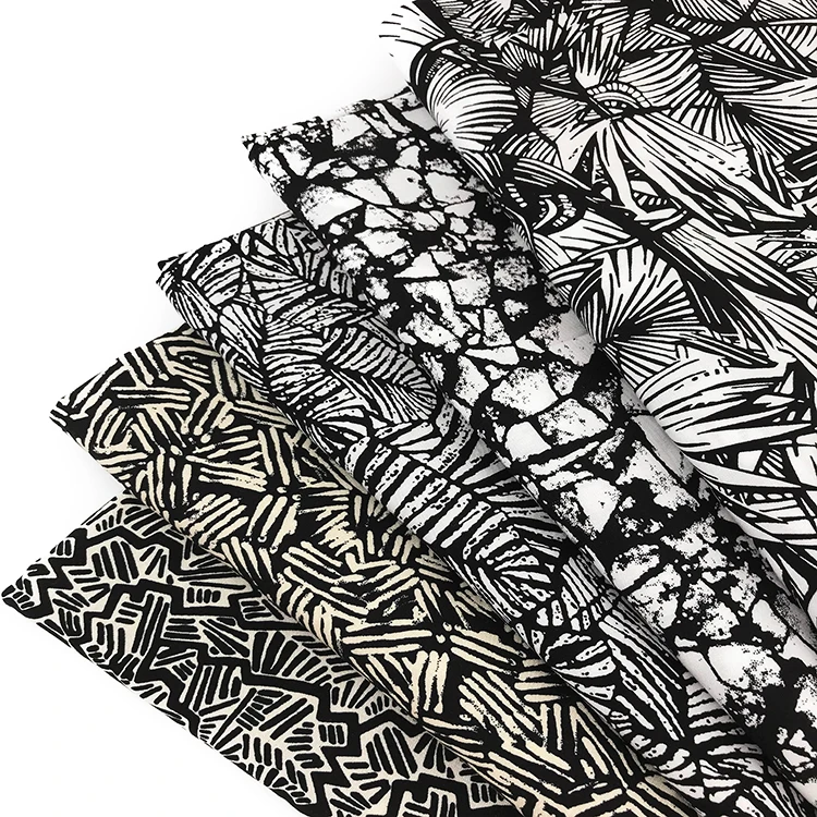 New fashion woven popin printed floral printed 100 rayon poplin fabric for women dress