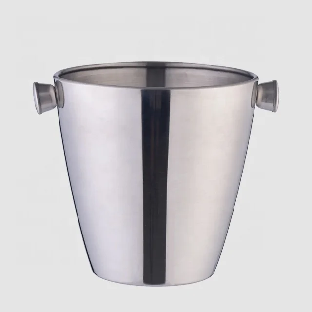 
Factory Direct 3L customized large stainless steel metal buckets with handle 