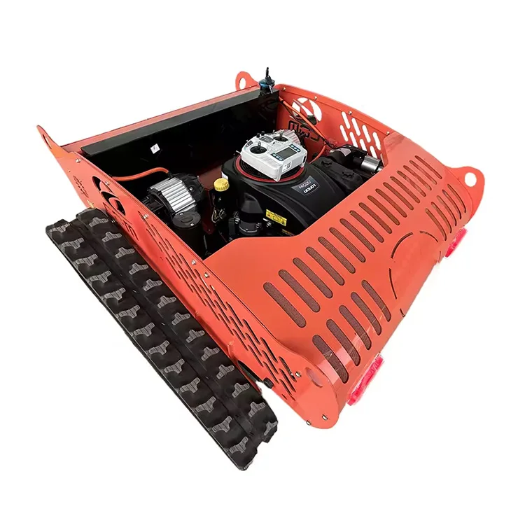 Custom Self-propelled Tracked Lawn Mower With Four Stroke Remote Control Can Be Delivered For Free