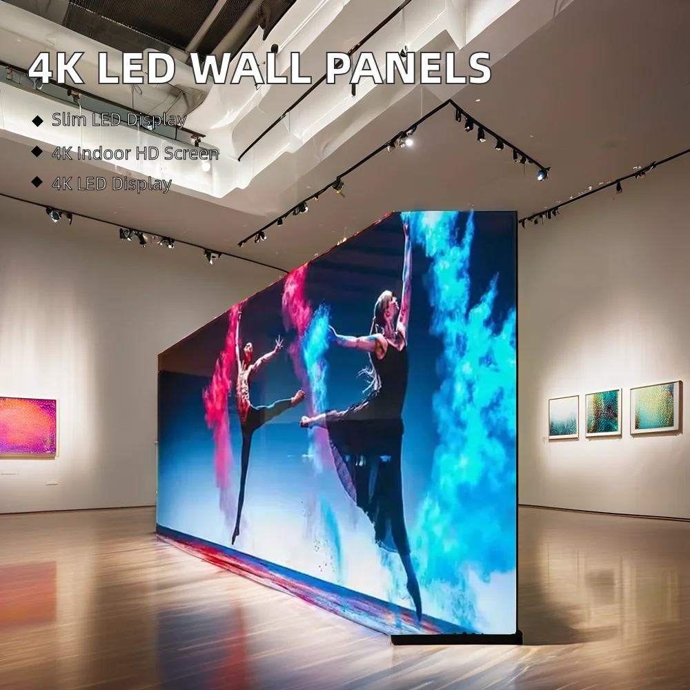 600*337.5mm COB Mini 4K Indoor Micro Thin LED Video Wall Display Screen P0.9 P1.2 P1.5 Elevator Use 1.5mm Pixel Pitch SDK