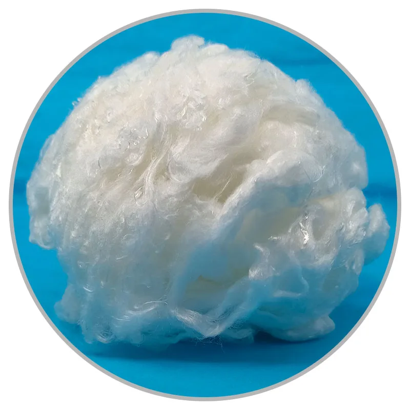 Антибактериальное 3d 38 мм бамбуковое волокно для спиннинга нетканое наполнение