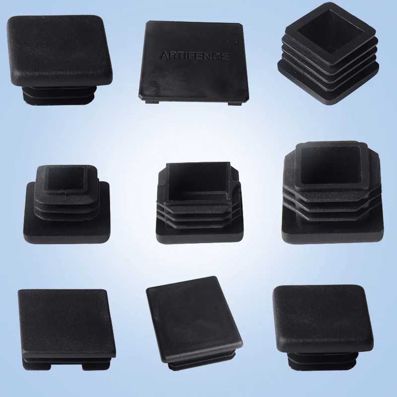 rectangle round square plastic pipe plug/plastic end caps for steel tube/furniture plastic end caps