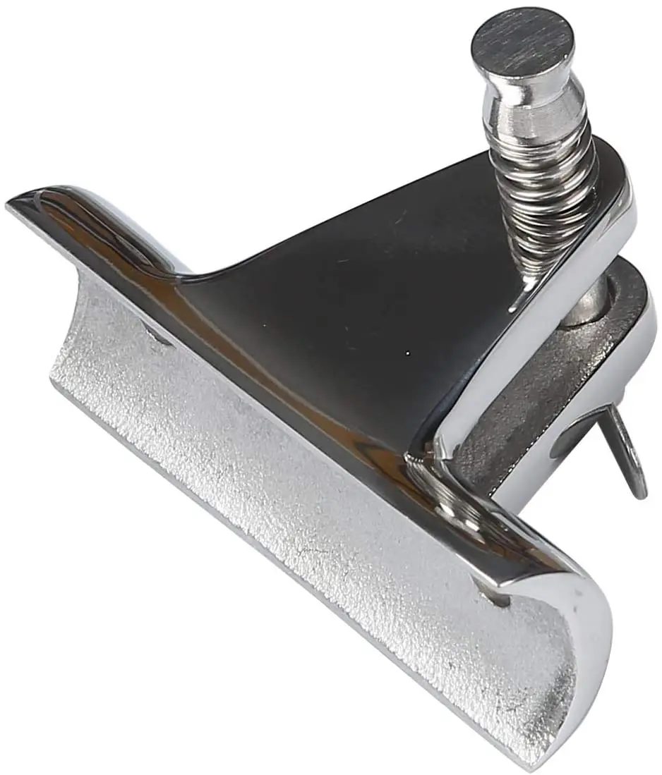 Stainless Steel Bimini Top Deck Hinges Fitting Concave Base