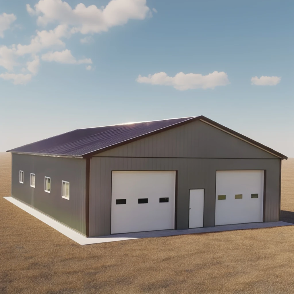 Сборные строительные сборные стальные конструкции для цехов и