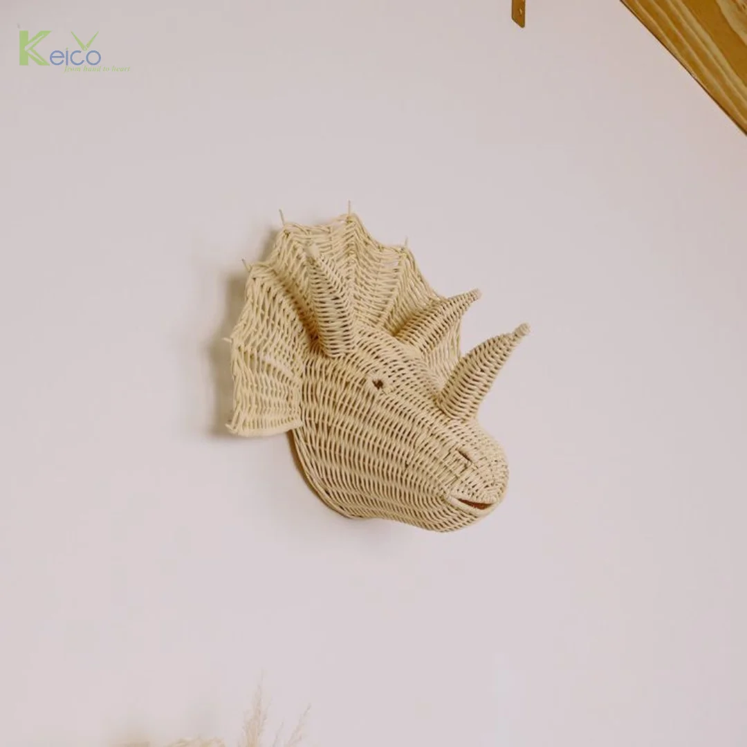 Wholesale decorative handmade natural rattan wall decoration for kids handmade with high quality and best price
