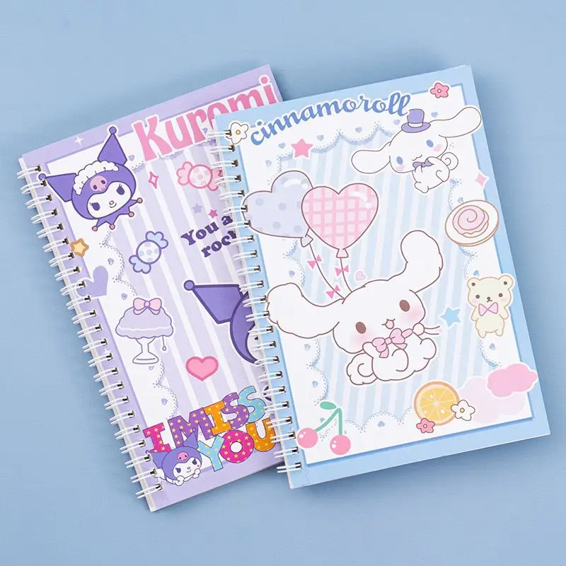 Kuromi A5 Coil Notebook Adorable Student Cartoon Cute Anime Notebook M-765