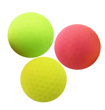 Wholesale Golf luminous ball glow golf ball after UV light glow in the dark Urethane fluorescent golf ball