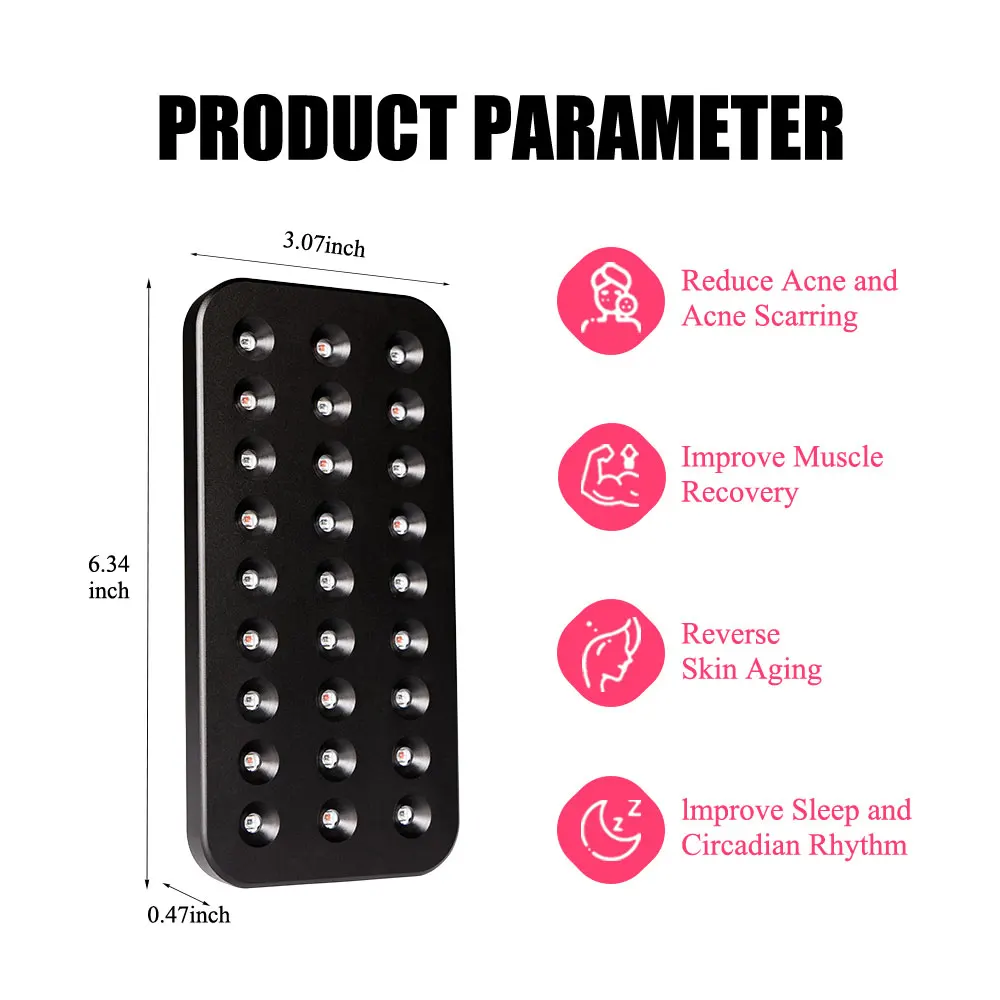 Handheld Hot Sales for Home Use Mini Rechargeable Portable 660nm 850nm Red Light Therapy Device Red Light Therapy Portable