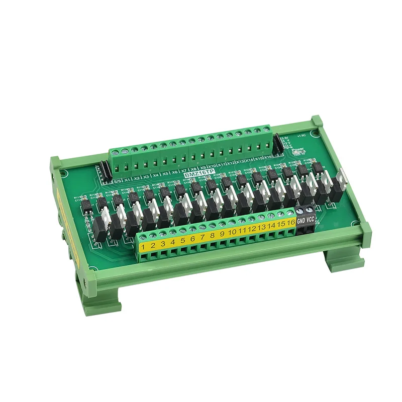 IO microcontroller PLC DC amplifier board PNP to NPN optocoupler isolation solid state relay transistor output