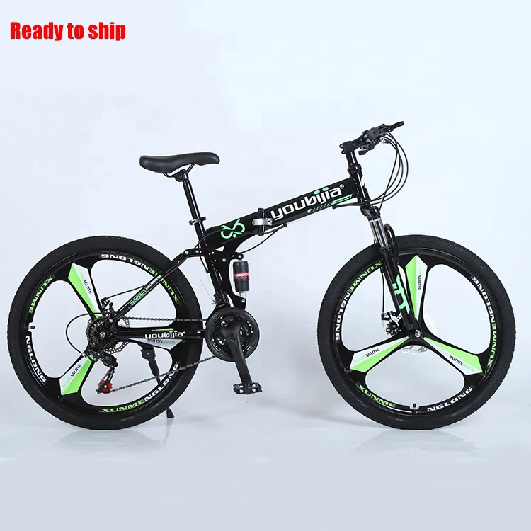 China factory hot sale 24/26 inch folding bike mountain bicycle 21/24/27/30 speed 29 mountainbike mtb foldable cycle for adult