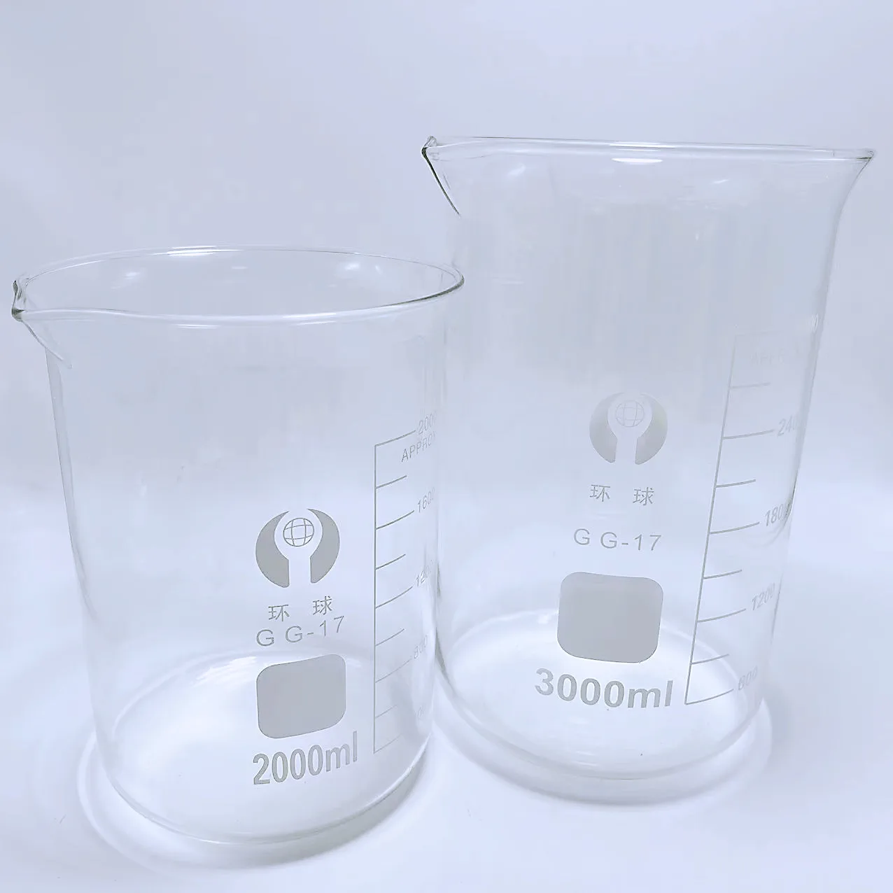 50ml 250ml 20ml 50ml 100ml 250ml 500ml 1000ml 2000ml  Measuring  Glass Beaker Printed Graduation for School research