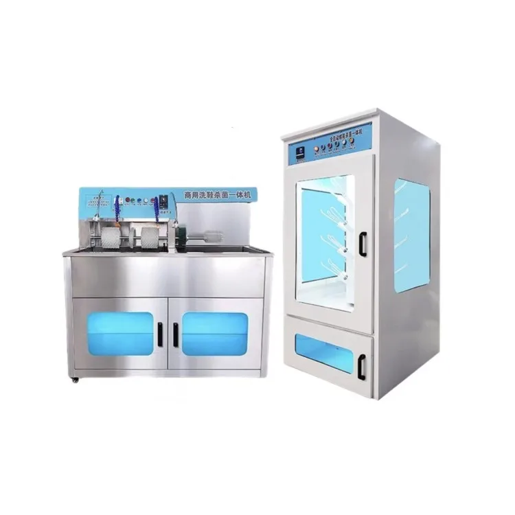 Electric 30kg Capacity Automatic Shoe Cleaning and Drying Machine Stainless Steel Housing 220V ---- for Laundries