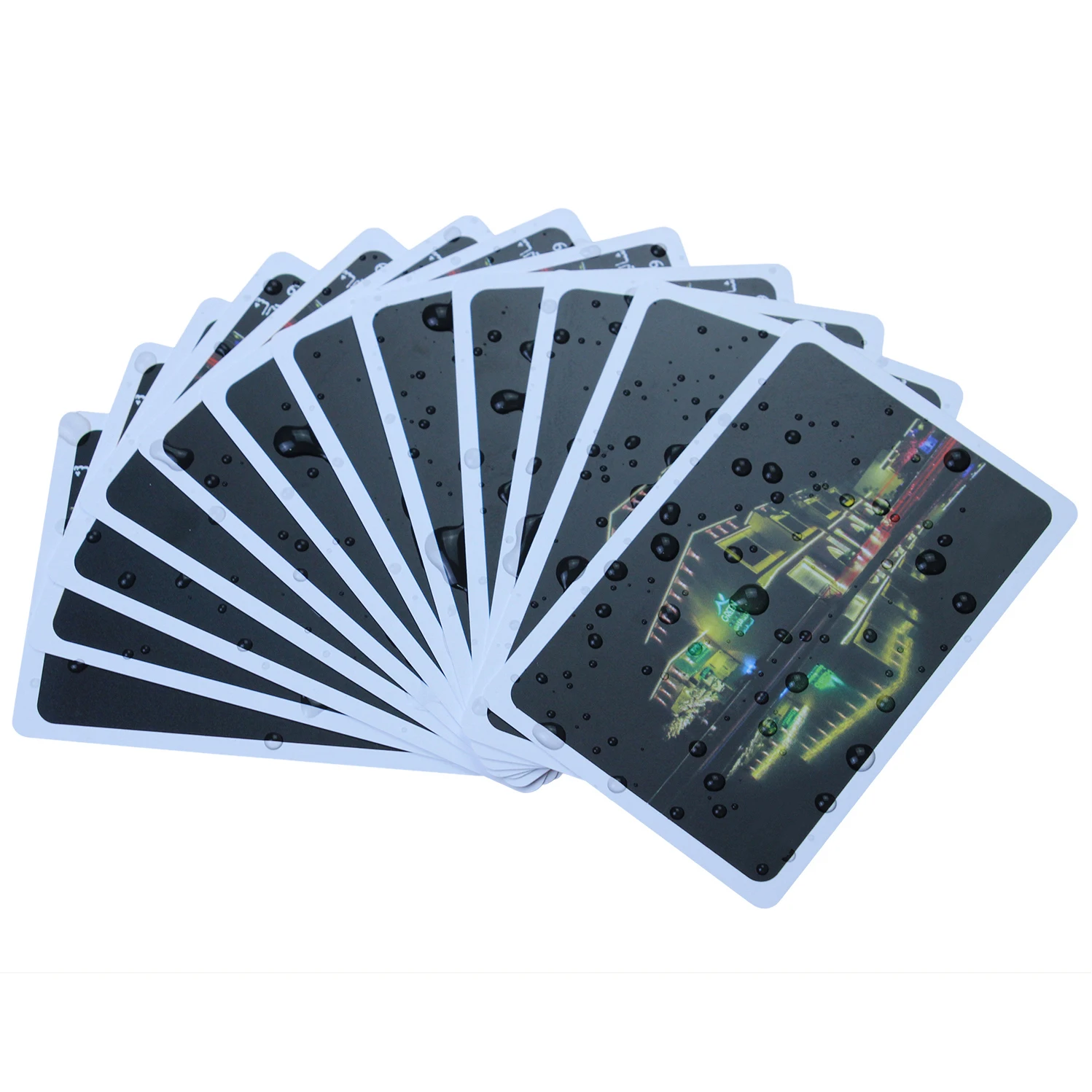 Amazon Best-Selling Style Pvc Plastic Waterproof Poker Club Cards Tash Playing Card With Logo