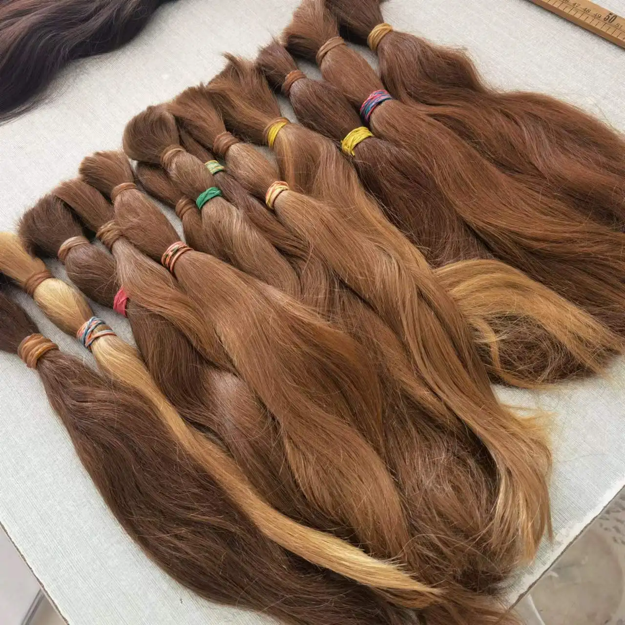 100% unprocessed european russian virgin remy human hair extension/bulk
