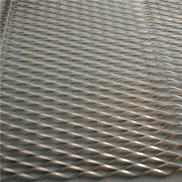Yellow Aluminum Expanded Metal Sheet For Facade Cladding